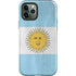 Argentina Flag Distressed iPhone 12 Pro Impact Case